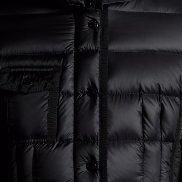 Moncler Hermifur Women’s Long Down Jacket with detachable hood Size 1 - Picture 6 of 10